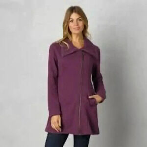 Prana Mila Fleece Jacket Womens XS Plum